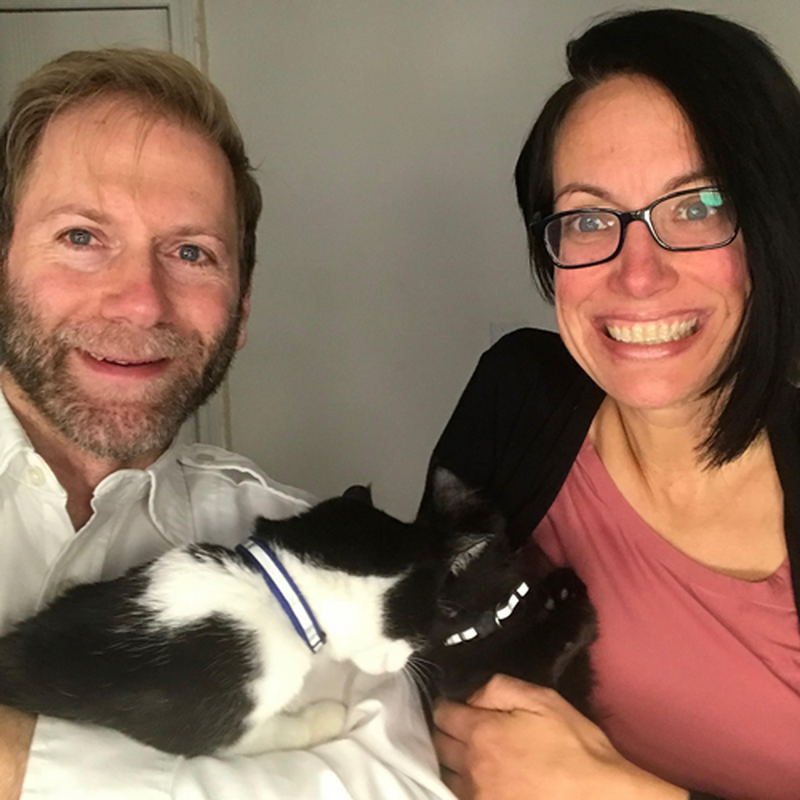 Adoptions #40 & #41: Topaz & Flint